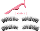 magnetic eyelashes with 3 magnetic magnets lashes natural false eyelashes magnet lash with eye lash applicator 24P-Z-3-T