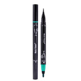Musicflower Waterproof Liquid Eyeliner Pencil Long-lasting Double Heads Eye Liner Delineador Quick-Dry Makeup Cosmetic