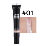 8-color face high gloss liquid foundation high gloss liquid single color box