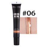8-color face high gloss liquid foundation high gloss liquid single color box