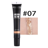 8-color face high gloss liquid foundation high gloss liquid single color box