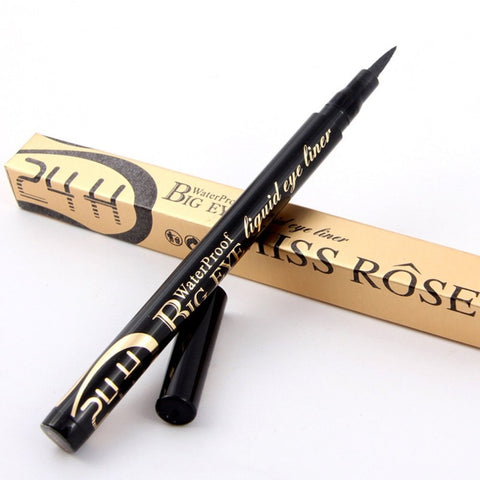 Black hot silver tube eyeliner pen single color box waterproof durable 2018 NEW SELLING