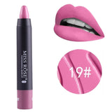 MISS ROSE Brand New Moisturizing 8 Colors Matte Lipstick Sexy Red Lips Nude Lipstick Matte Cosmetics Lip Stick Makeup Tool