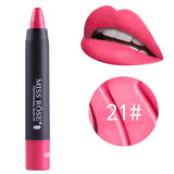 MISS ROSE Brand New Moisturizing 8 Colors Matte Lipstick Sexy Red Lips Nude Lipstick Matte Cosmetics Lip Stick Makeup Tool