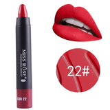 MISS ROSE Brand New Moisturizing 8 Colors Matte Lipstick Sexy Red Lips Nude Lipstick Matte Cosmetics Lip Stick Makeup Tool