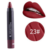 MISS ROSE Brand New Moisturizing 8 Colors Matte Lipstick Sexy Red Lips Nude Lipstick Matte Cosmetics Lip Stick Makeup Tool