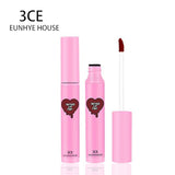3CE EUNHYE HOUSE Liquid Lipstick Waterproof Matte Lip Gloss Moisturizer Long lasting Natural  Lips Makeup Nutritious Lipgloss