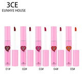 3CE EUNHYE HOUSE Liquid Lipstick Waterproof Matte Lip Gloss Moisturizer Long lasting Natural  Lips Makeup Nutritious Lipgloss