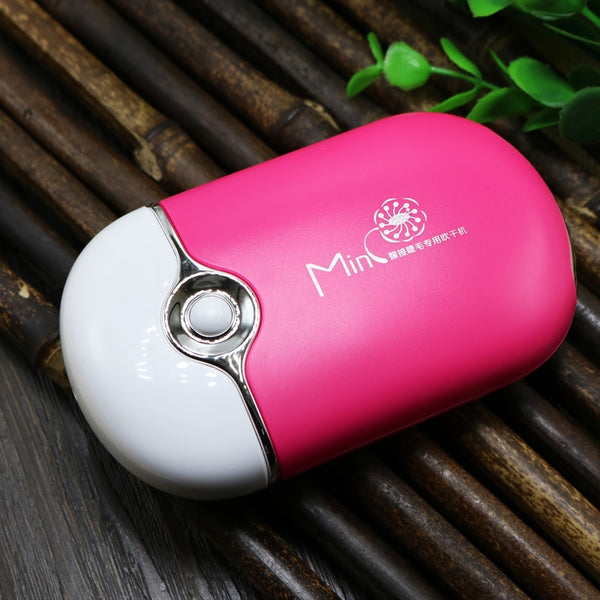 Portable USB Mini Fan Eyelash Dryer Air Blower Glue Fast Dry False Eye Lash Extension Mascara Dryer Makeup Tools 3 Colors fans