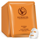 Horse Oil Facial Mask Anti Wrinkle Anti Aging Facial Mask Face Care Moisturizing Face Mask Skin Care Face Acne New