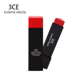 3CE Eunhye HouseTriangular Lipstick Waterproof Lip Cream Long Lasting Retro Batom Nude Moisturize Lipsticks Hot Sale
