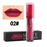 Miss Rose Waterproof Lip Gloss Matte Color Cosmetics Long Lasting Pigment Velvet Matte Metallic Nude Lipstick Liquid Makeup