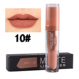 Miss Rose Waterproof Lip Gloss Matte Color Cosmetics Long Lasting Pigment Velvet Matte Metallic Nude Lipstick Liquid Makeup