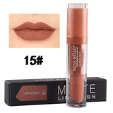 Miss Rose Waterproof Lip Gloss Matte Color Cosmetics Long Lasting Pigment Velvet Matte Metallic Nude Lipstick Liquid Makeup
