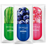 BIOAQUA Moisturizing Blueberry Cherry Jelly Mask Face Wrapped Masks Oil Control Smooth Tender Replenishment Skin Care 8g
