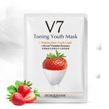 Fruit V7 Toning Youth Facial Mask Moisturizing Oil Control Hydrating Nourishing Face Mask Wrapped Mask Skin Care