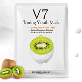 Fruit V7 Toning Youth Facial Mask Moisturizing Oil Control Hydrating Nourishing Face Mask Wrapped Mask Skin Care