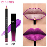 High Quality Lips Makeup Lip Gloss Lip Liner Long Lasting Waterproof Matte Lipstick Fit For Women Makeup Lipgloss Cosmetic Set