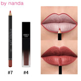 High Quality Lips Makeup Lip Gloss Lip Liner Long Lasting Waterproof Matte Lipstick Fit For Women Makeup Lipgloss Cosmetic Set