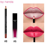 High Quality Lips Makeup Lip Gloss Lip Liner Long Lasting Waterproof Matte Lipstick Fit For Women Makeup Lipgloss Cosmetic Set