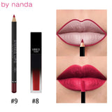 High Quality Lips Makeup Lip Gloss Lip Liner Long Lasting Waterproof Matte Lipstick Fit For Women Makeup Lipgloss Cosmetic Set