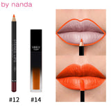 High Quality Lips Makeup Lip Gloss Lip Liner Long Lasting Waterproof Matte Lipstick Fit For Women Makeup Lipgloss Cosmetic Set