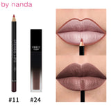 High Quality Lips Makeup Lip Gloss Lip Liner Long Lasting Waterproof Matte Lipstick Fit For Women Makeup Lipgloss Cosmetic Set