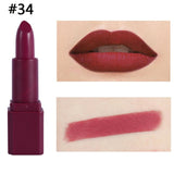 MISS ROSE Matte Lipstick Easy to Color Lipstick Makeup