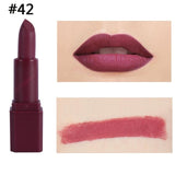 MISS ROSE Matte Lipstick Easy to Color Lipstick Makeup