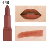 MISS ROSE Matte Lipstick Easy to Color Lipstick Makeup