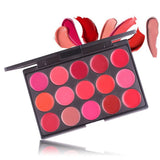 MISS ROSE 15 color lipstick disc matte Pallete Professional Waterproof Matte Lip Palette Color Cosmetic Long Lasting Pigment