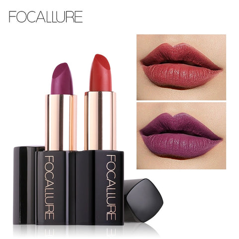 FOCALLURE 20 Colors Nutritious Easy to Wear Waterproof Long Lasting Makeup Lacquer Moisturizer Maquiagem Red Lipstick