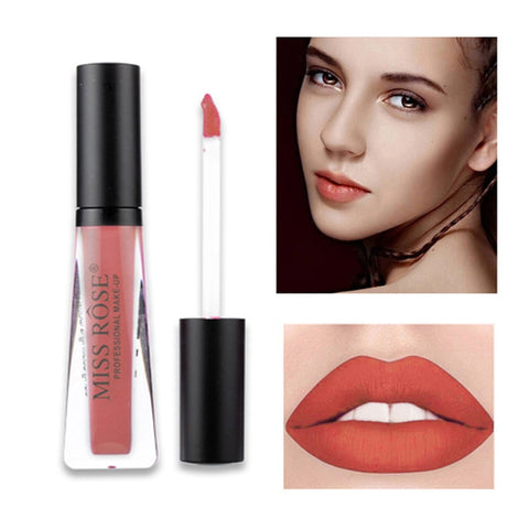 Miss Rose Professional Sexy Lip Tint Liquid Lipstick Long Lasting Lipgloss Makeup Kit batom matte Waterproof Lip Gloss Pigment