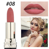 MISS ROSE Professional Matte Lipstick Waterproof Makeup Baton Mate Color Nude Velvet Lipstick Lips Tint Batom Korean Cosmetics