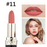 MISS ROSE Professional Matte Lipstick Waterproof Makeup Baton Mate Color Nude Velvet Lipstick Lips Tint Batom Korean Cosmetics
