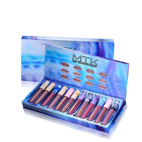 MISS ROSE Waterproof Matte Liquid Lipstick Moisturizer Smooth Lip Stick Long Lasting Lip Gloss Cosmetic Beauty for Women