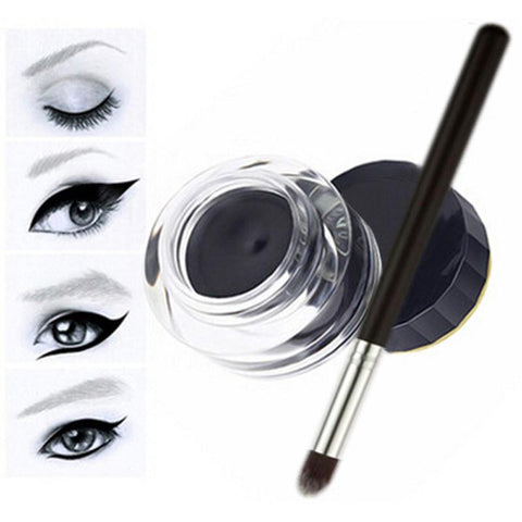 Hot Sale Lady Eyeliner Brush Eye Liner Pen Brushes Set Black