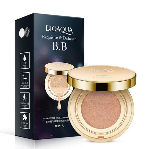 Air Cushion BB Cream Makeup Concealer Moisturizing Brighten Light Skin Care Foundation Long Lasting Make Up