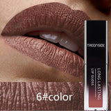 24 Color Liquid Lipstick Waterproof Makeup Long Lasting Mate Nude Tint Lip Gloss Red Purple Blue Black Ultra Matte Lipstick