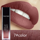24 Color Liquid Lipstick Waterproof Makeup Long Lasting Mate Nude Tint Lip Gloss Red Purple Blue Black Ultra Matte Lipstick