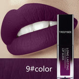 24 Color Liquid Lipstick Waterproof Makeup Long Lasting Mate Nude Tint Lip Gloss Red Purple Blue Black Ultra Matte Lipstick