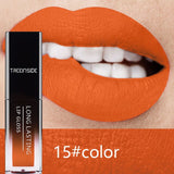 24 Color Liquid Lipstick Waterproof Makeup Long Lasting Mate Nude Tint Lip Gloss Red Purple Blue Black Ultra Matte Lipstick