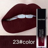 24 Color Liquid Lipstick Waterproof Makeup Long Lasting Mate Nude Tint Lip Gloss Red Purple Blue Black Ultra Matte Lipstick