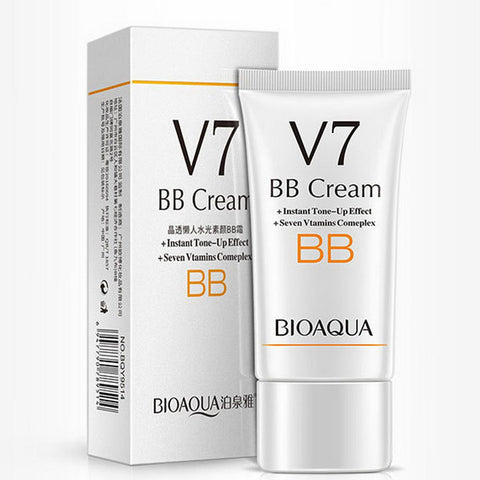 BIOAQUA V7 BB Cream Makeup Concealer Moisturizing Brighten Light Skin Care Foundation Long Lasting Make Up