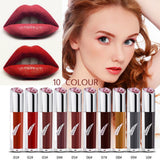Love Heart Liquid Lipstick Waterproof Long Lasting Lip Gloss Non Stick Cup Lip Makeup Lipstick Women Cosmetic Tool