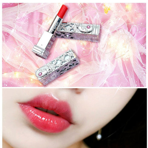 HOJO8008 water light lipstick plum color bean paste color lasting moisturizing lip balm non-stick cup