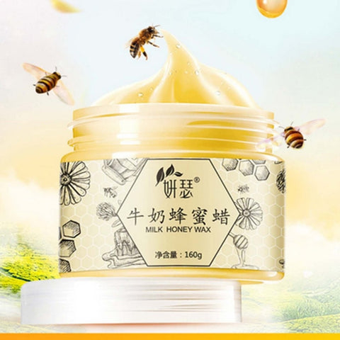 Milk Honey Paraffin Wax Hand Mask Peeling off Mask To Remove Blackhead Exfoliating Calluses Moisturizing Whitening Skin Care