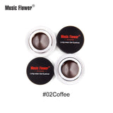 Eyeliner Gel Natural long-lasting waterproof black eyeliner classic 10ml quick-drying eye liner with 1 Brush Multi Colors