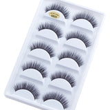 5 Pairs Mink Eyelashes 3D False Lashes Thick Crisscross Makeup Eyelash Extension Natural Volume Soft Fake Eye Lashes G800 G806
