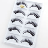 5 Pairs Mink Eyelashes 3D False Lashes Thick Crisscross Makeup Eyelash Extension Natural Volume Soft Fake Eye Lashes G800 G806